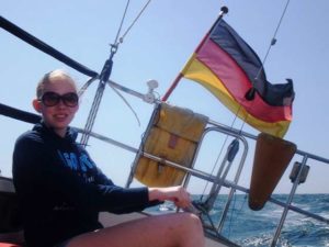 Hoch am Wind in Richtung Damp