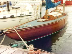 SLEIPNIR IV im alten Becken des Strander Hafens (1977)