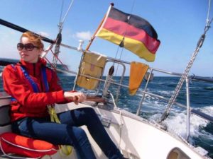 Samstag haben wir noch super Segelwind