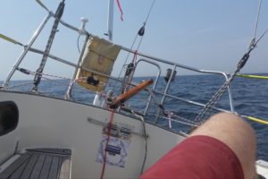 Ich muss aufpassen in der Sonne nicht einzuschlafen