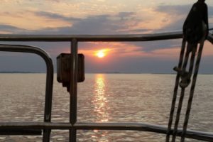 Sonnenuntergang über Marstal