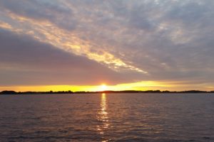 Sonnenuntergang über Langeland