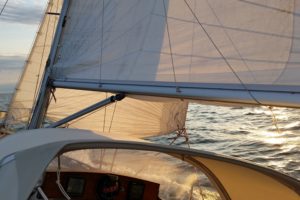 Sonnenaufgang im Samsö Belt